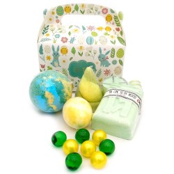 pack regalo de Pascua con productos para la bañera