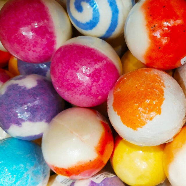 Bolas aromáticas para el baño
