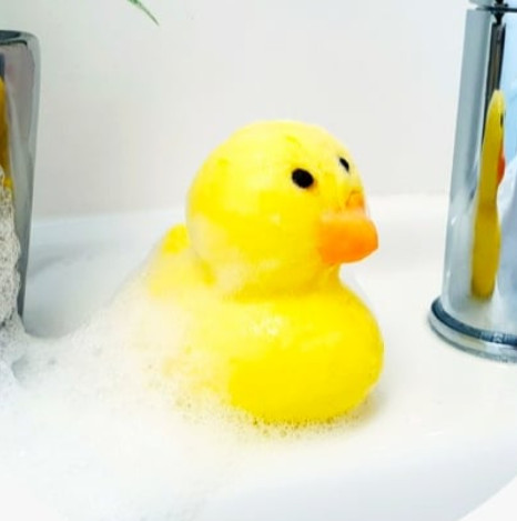 espuma-para-bano-aromatico-en-forma-de-pato Espuma para baños relajantes y aromáticos