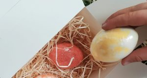 Huevos de pascua para baño con aromas