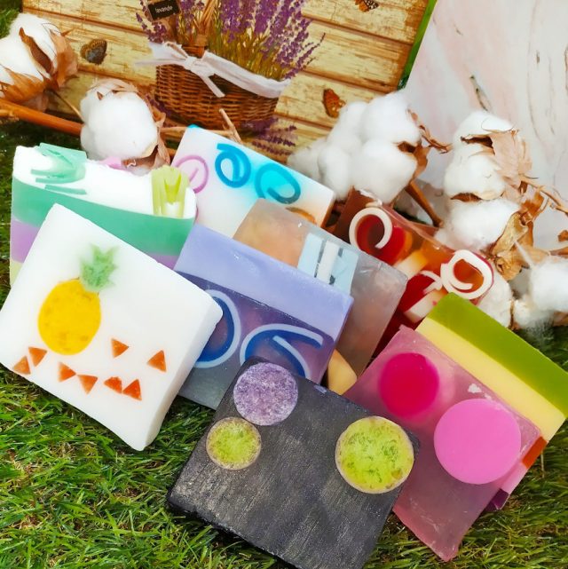 Jabones de glicerina vegetal aromas frutales