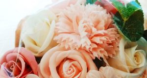 Flores de jabón aromático.