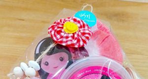 Cesta regalo de jabones para niña
