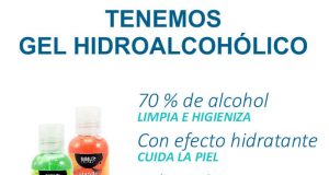 Higienizante de manos.