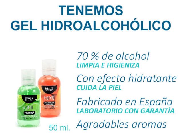 Higienizante de manos.
