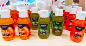 Hidrogel para manos con aroma de frutas