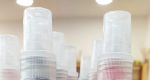 Gel hidroalcohólico armático en tamaño pequeño.