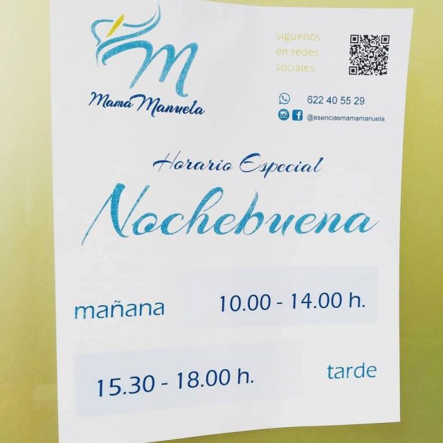 horario-mama-manuela Atención al público en Mamá Manuela