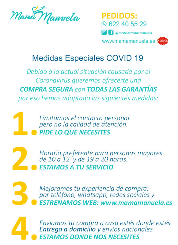 medidas-especiales-covid-19 Nueva Normalidad en Mamá Manuela