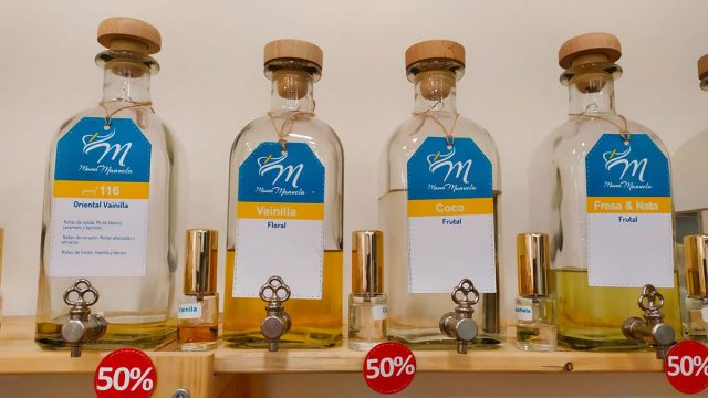 Perfumes a granel.