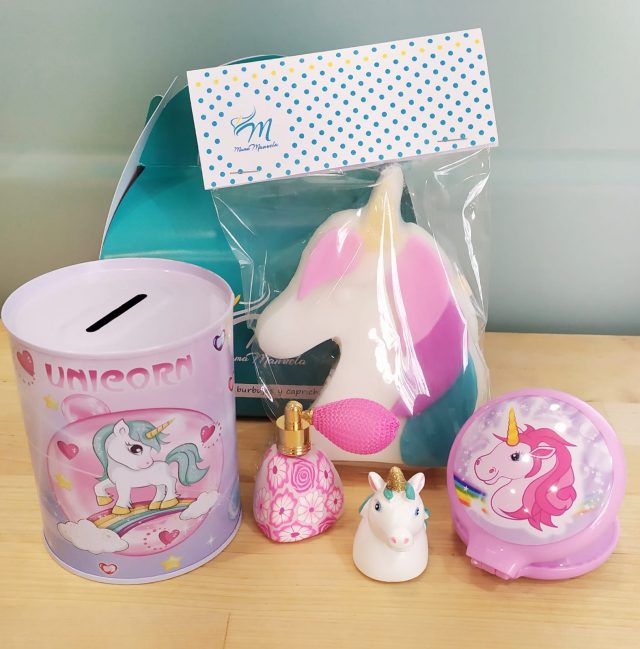 Caja temática unicornio